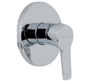 Built-in single lever shower mixer